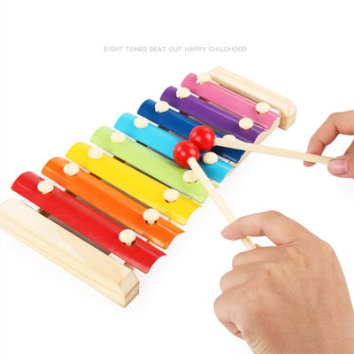 Baby Unisex Kids Wooden Xylophone Toy Music Instrument Non Toxic