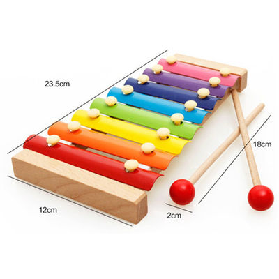 Baby Unisex Kids Wooden Xylophone Toy Music Instrument Non Toxic