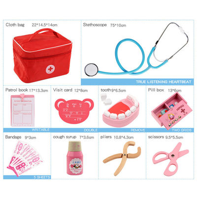 Doctor 17cm Wooden Miniature Kitchen Set Pretend Play