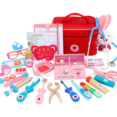 Doctor 17cm Wooden Miniature Kitchen Set Pretend Play