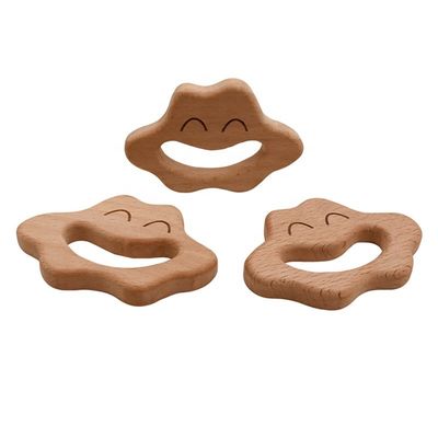 Medical 5.5cm Silicone Wood Teether Wooden Doctors Set