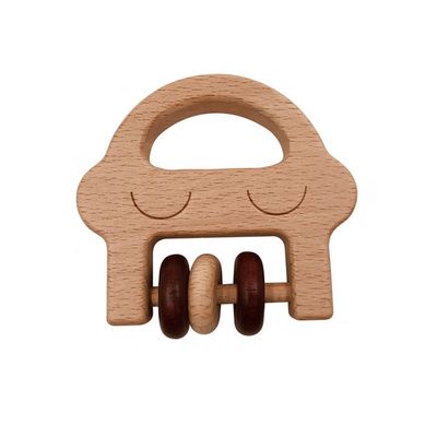 Medical 5.5cm Silicone Wood Teether Wooden Doctors Set