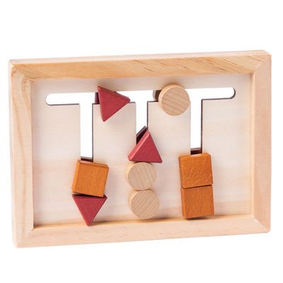2cm Wooden Montessori Baby Toys Maths Geometric Preschool Learning Game