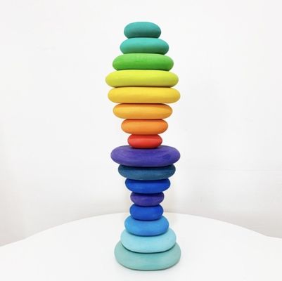 32pcs Digital Number Wooden Building Blocks Balance Blocks For Toddlers