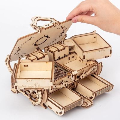 Personality 3.94in Mechanical Wooden Puzzles Wooden Mechanical 3d Puzzles