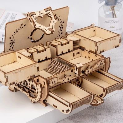 Personality 3.94in Mechanical Wooden Puzzles Wooden Mechanical 3d Puzzles