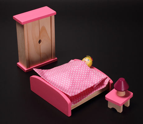 Children ISO9001 Castle Wooden Doll House Toys  Dream House