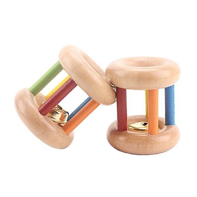 Handbell 15CM Wooden Musical Toys Instruments BeBe Tambor