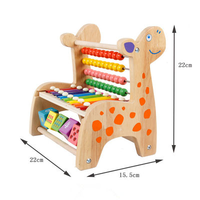 Unisex Toddler Wooden Musical Toys Baby Wooden Xylophone