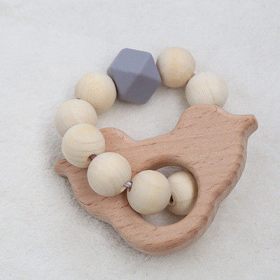 Jewelry Crochet Teething Ring Personalised Organic Wooden Teethers