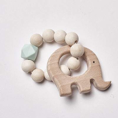 Jewelry Crochet Teething Ring Personalised Organic Wooden Teethers