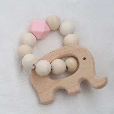 Jewelry Crochet Teething Ring Personalised Organic Wooden Teethers