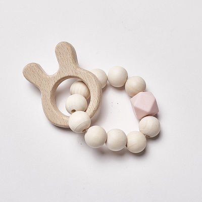 Jewelry Crochet Teething Ring Personalised Organic Wooden Teethers