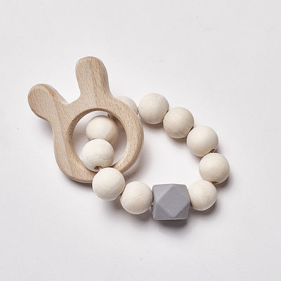 Jewelry Crochet Teething Ring Personalised Organic Wooden Teethers