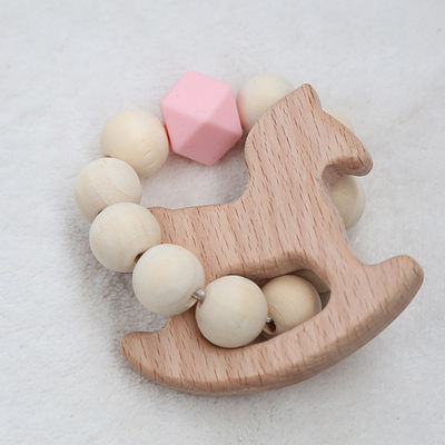 Jewelry Crochet Teething Ring Personalised Organic Wooden Teethers
