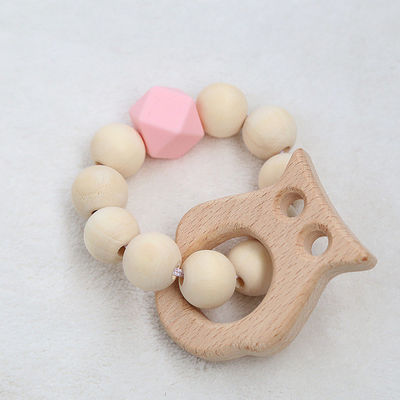 Jewelry Crochet Teething Ring Personalised Organic Wooden Teethers