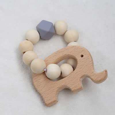 Jewelry Crochet Teething Ring Personalised Organic Wooden Teethers