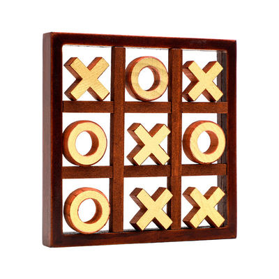 Entertainment 91mm Antique Wooden Chess Set And Board Parent Child Interactive