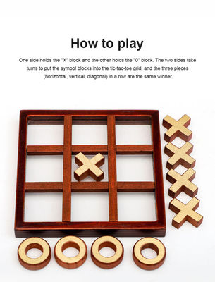 Entertainment 91mm Antique Wooden Chess Set And Board Parent Child Interactive