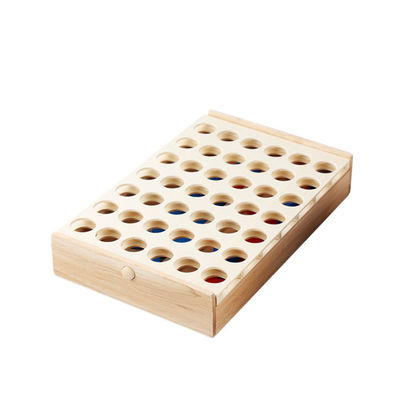 Row Educational 4cm Wooden Chess Pieces Set Children Birthday Gift