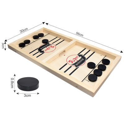 Puck Unisex Wooden Chess Pieces Ages 4 Wooden Sling Hockey