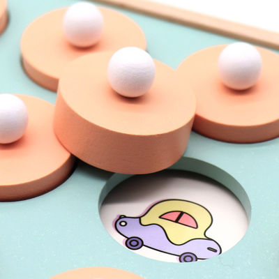 Montessori 3D Unisex Memory Match Puzzle Game Chess Toy