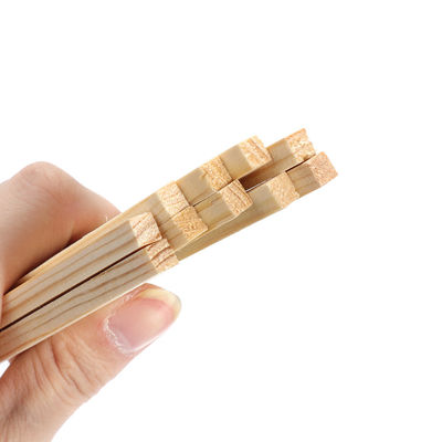 Counting 30Pcs Unfinished Wood Crafts Square Wooden Rods