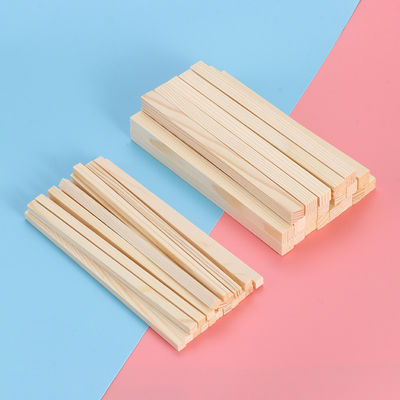 Counting 30Pcs Unfinished Wood Crafts Square Wooden Rods