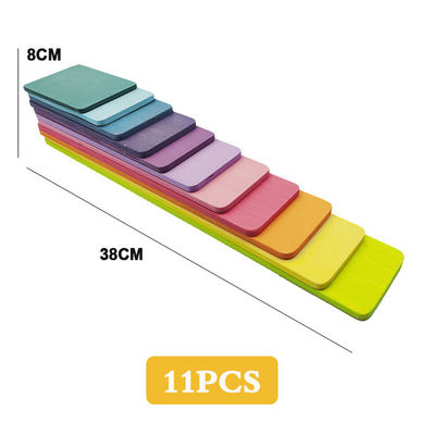 30cm Pine Wooden Blocks Toys Rainbow Building Blocks Tower Toys
