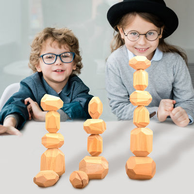 5cm 36pcs Digital Wooden Blocks Toys Baby Geometric Stacking Blocks