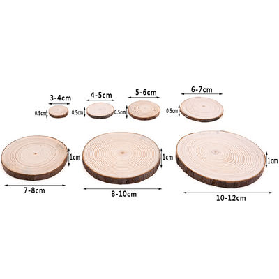 Bark Log 12cm Unfinished Wood Crafts  Natural Wood Slices