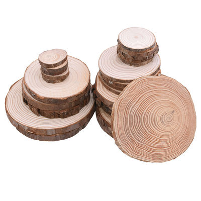 Bark Log 12cm Unfinished Wood Crafts  Natural Wood Slices