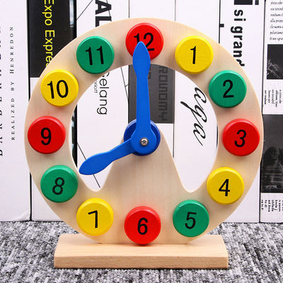 Colorful Number Wooden Montessori Baby Toys Educational Enlightenment