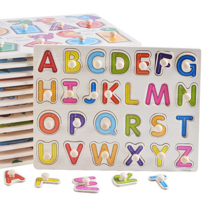 Unisex 15cm Wooden Animal Jigsaw Puzzles Wooden Educational Toys