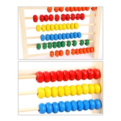 Calculate 26Cm Wooden Math Toy Counting Beads Toy Abacus Educational