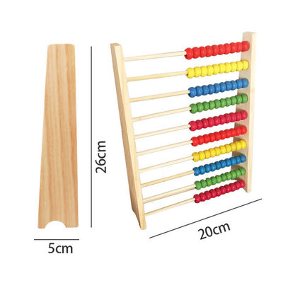 Calculate 26Cm Wooden Math Toy Counting Beads Toy Abacus Educational