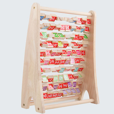 Nontoxic Table Multiplication Montessori Arithmetic Toy Counting Wooden Blocks