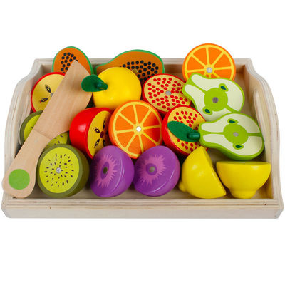 Montessori 9.5cm Wooden Cutting Fruit Magnetic Vegetable Toy