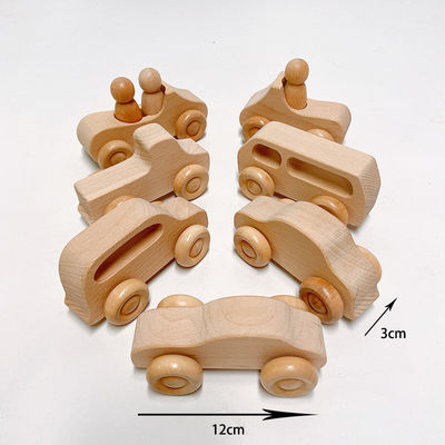 Rainbow 35.5cm Coloured Wooden Building Blocks Large Baby