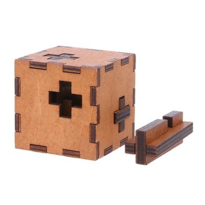 ISO9001 Wooden Secret Puzzle Box For Kids Brain IQ Test