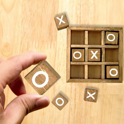 Educational Parent Child Interaction Wooden XO Game