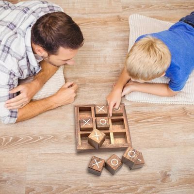 Educational Parent Child Interaction Wooden XO Game