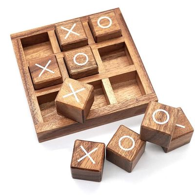 Educational Parent Child Interaction Wooden XO Game