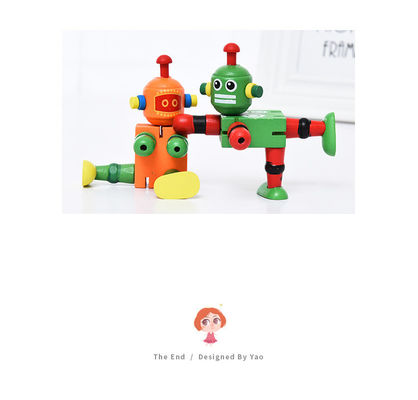 OEM Educational Wooden Personality Building Blocks