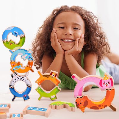 ODM Educational Moon Dog Animal Balance Games For Children