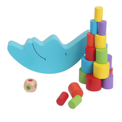 Wooden Montessori Moon Balance Game For Early Learning