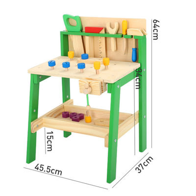 Multifunctional Detachable Children'S Simulation Wooden Tool Table