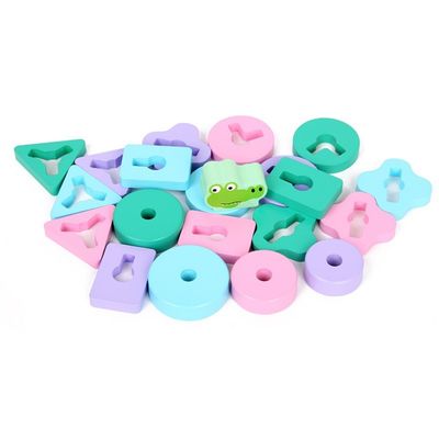 Cognitive Crocodile Bear Shape Early Education Puzzle
