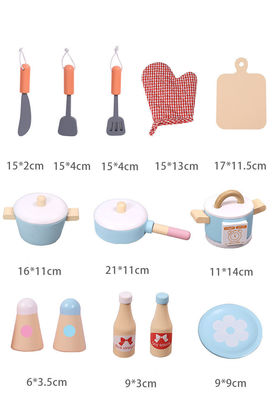 Unisex Kids Early Education Wooden Pretend Kitchen Toys