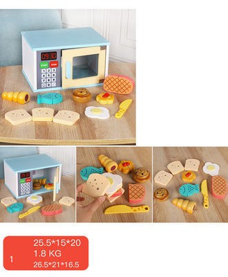 Unisex Kids Early Education Wooden Pretend Kitchen Toys